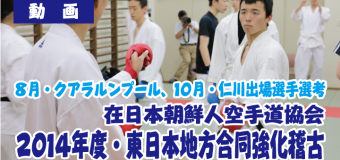 【動画】在日本朝鮮人空手道協会 2014年度・東日本地方合同強化稽古（朝鮮新報）